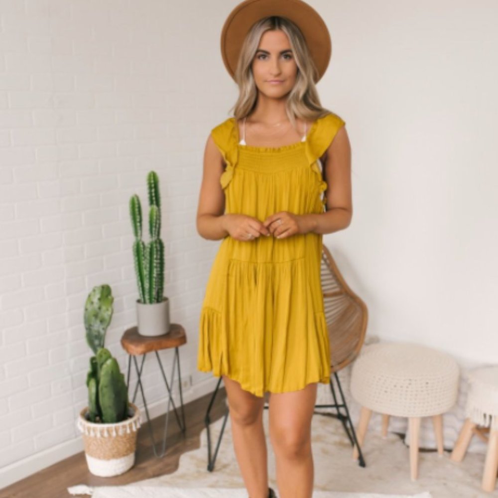 🔻NWOT Free People Intimately "Want Your Love" Mini Dress Size XS - Picture 2 of 9